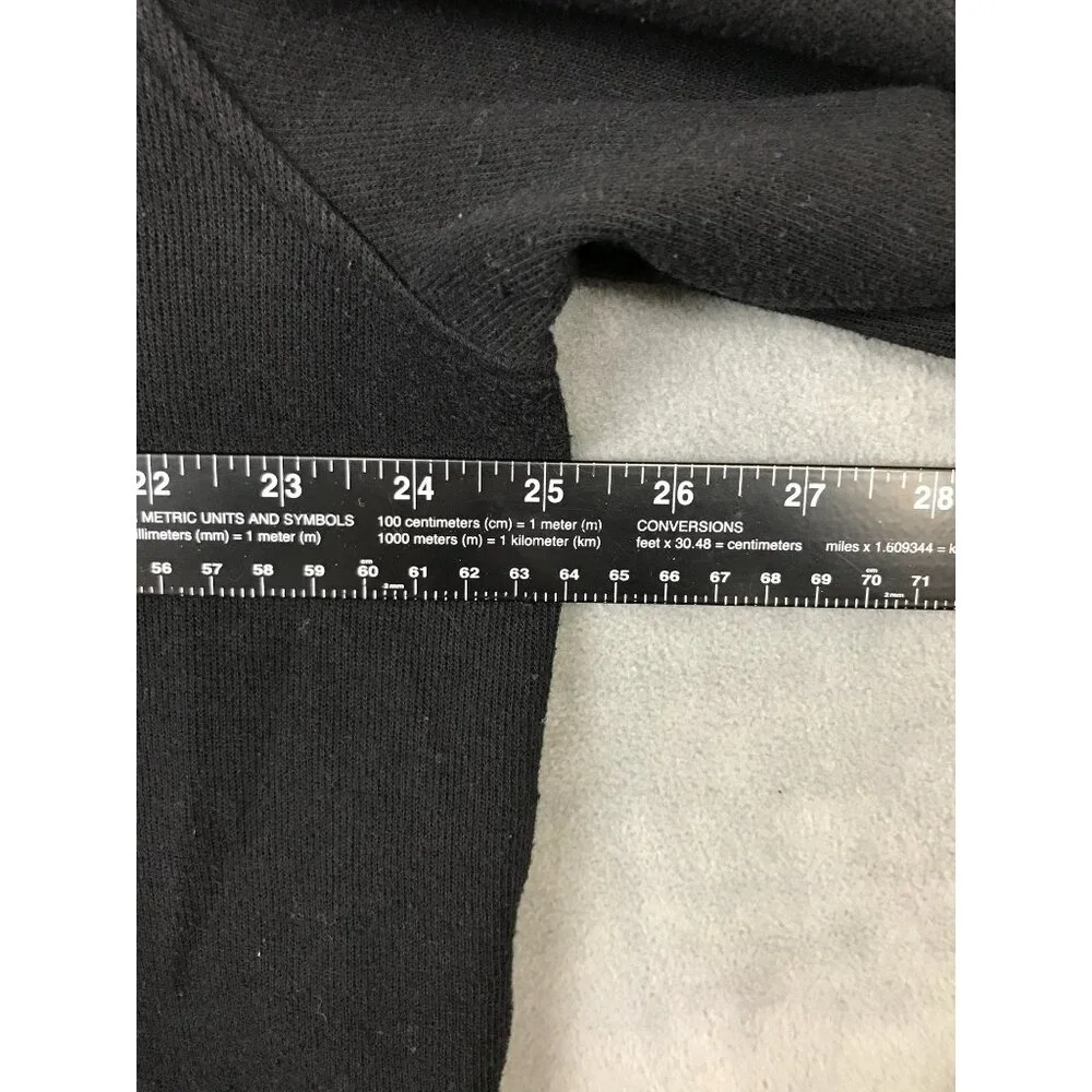 Club Room 1/4 Zip Pullover Sweater Mens XL Black